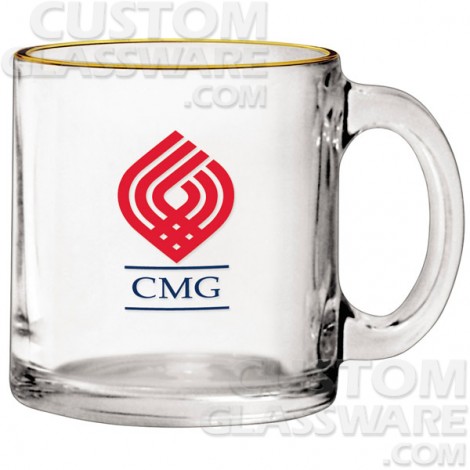 13 oz. Glass Coffee Mug