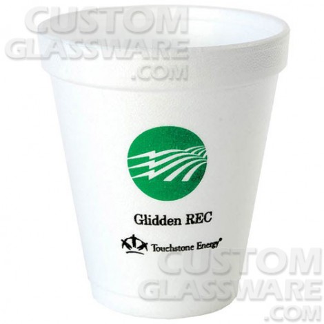 8 oz. Custom Printed Foam Cups