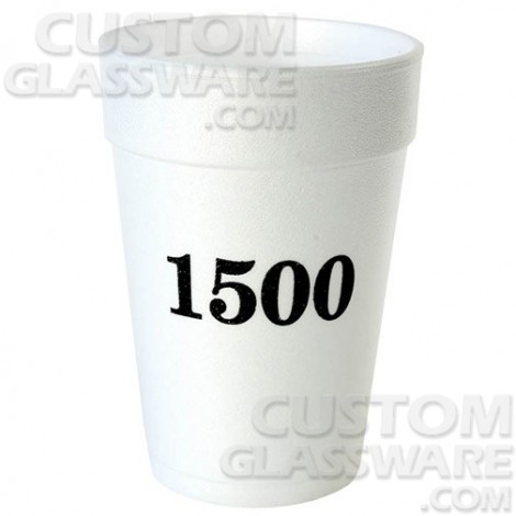 14 oz. Custom Printed Foam Cup