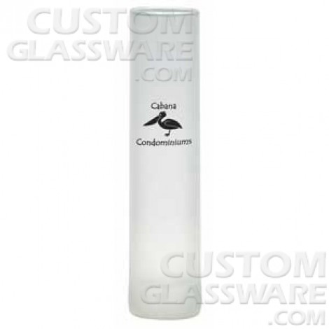 6.75 oz. 7.5 in. Frosted Tall Bud Vase