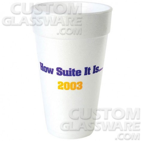 20 oz. Custom Printed Foam Cups