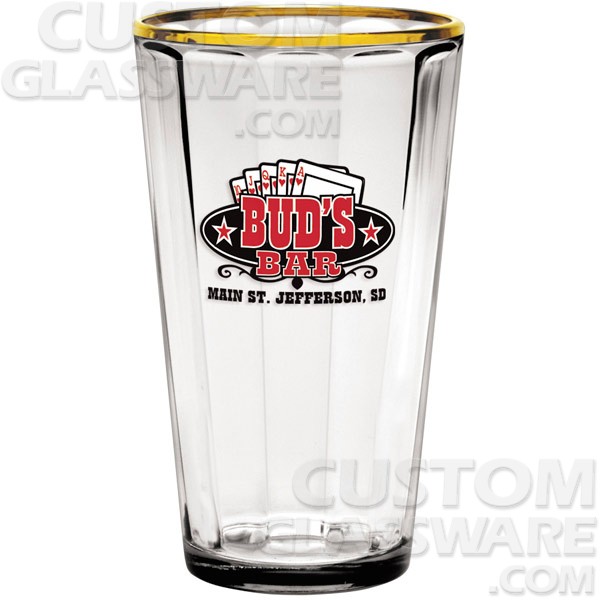 Design Custom Printed 16 Ounce Mixing Glasses Online at CustomInk