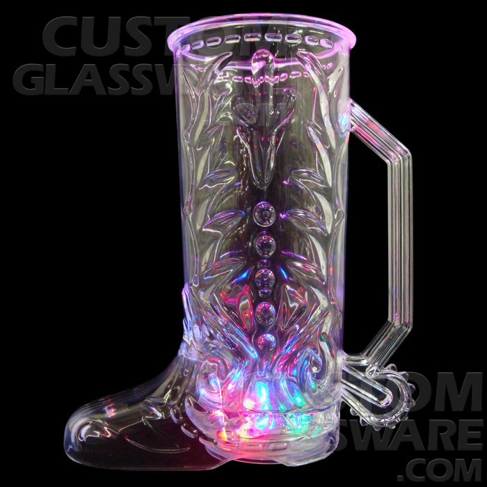 16 oz. Cowboy Boot Shaped LED Light Up Cup