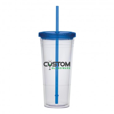 Extra Large Carnival Cup-Color Straw and Lid