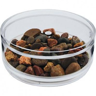 Plastic Coaster Caddy With Rocks Compartment