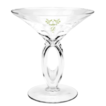 Personalized 6.75 Omega Martini Glass