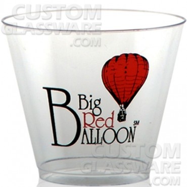 Custom Printed 9 oz Plastic Wine Cups - Disposable Party Cup
