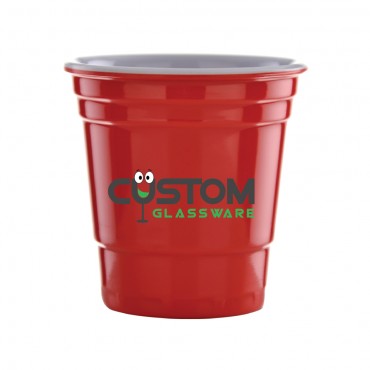 2oz Red Fill Up Cup Shot Glass