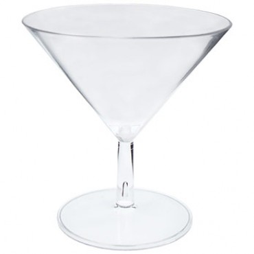 Plastic 3 oz Mini Martini Glass