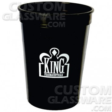 12 oz Colored Custom Printed Stadium Cup - Small Size - Large Color Selection