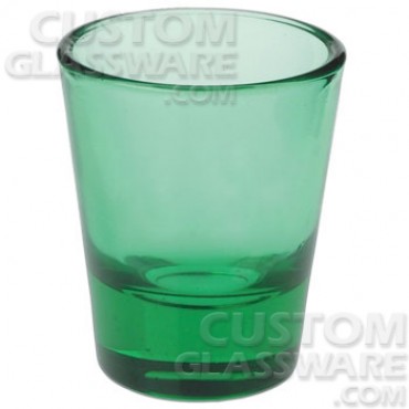 1.5 oz. Green Shot Glass