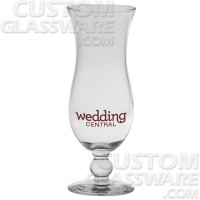 Custom Printed Hurricane Glass 