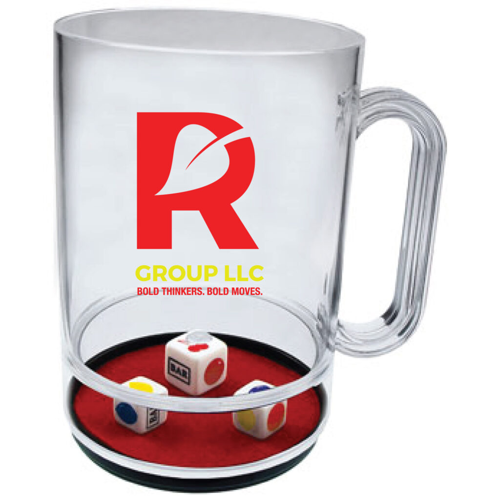 Plastic 16 oz Casino Mug - Compartment on Bottom