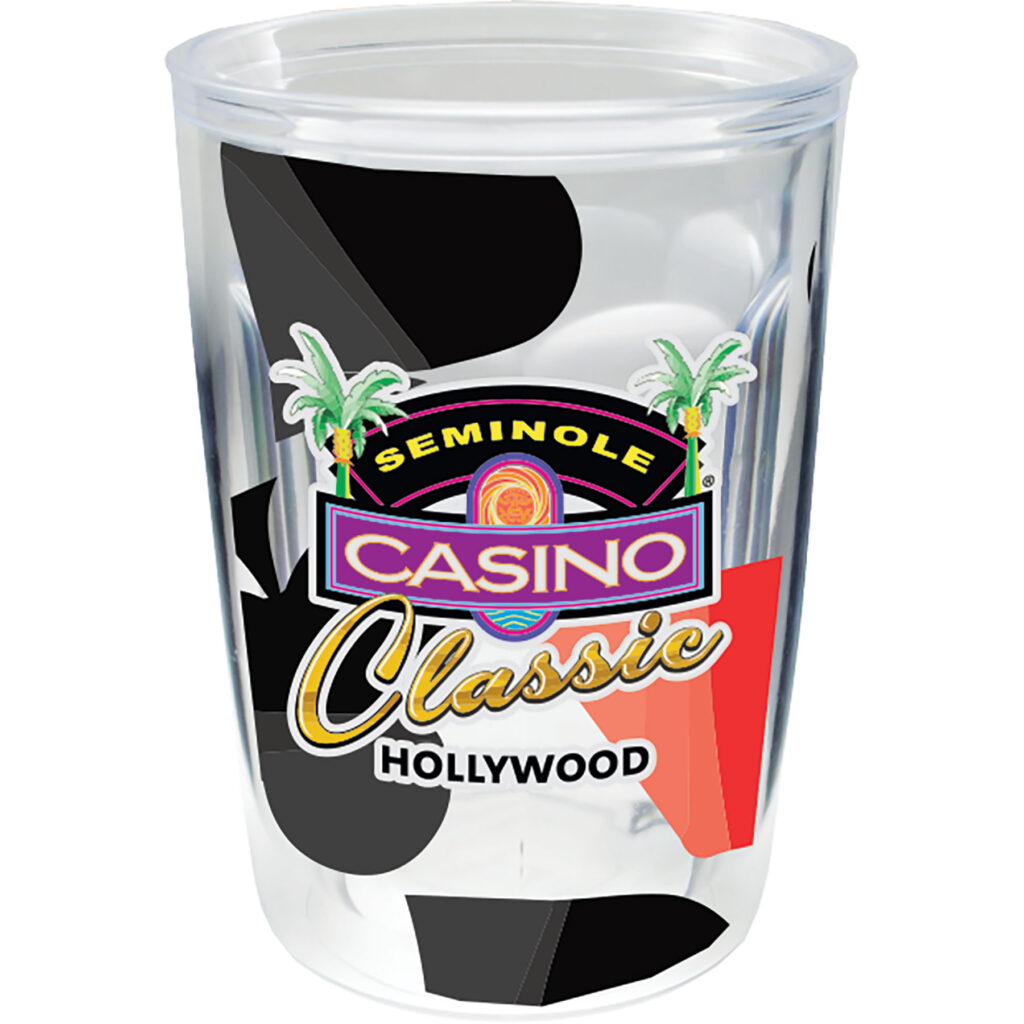 Plastic 14 oz Thermal Tumbler w/ Clear Printed Insert