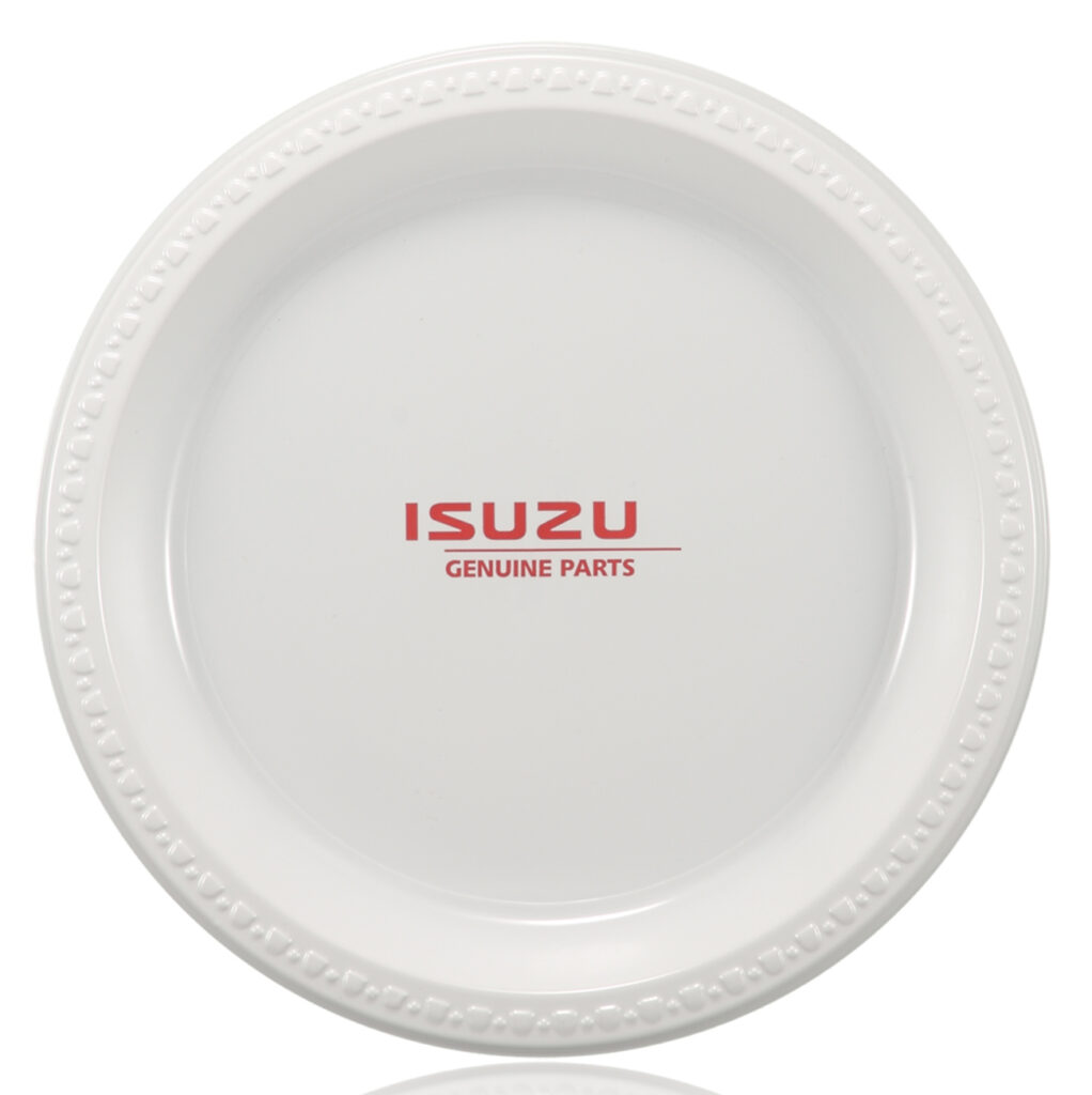 10" White Plastic Plates