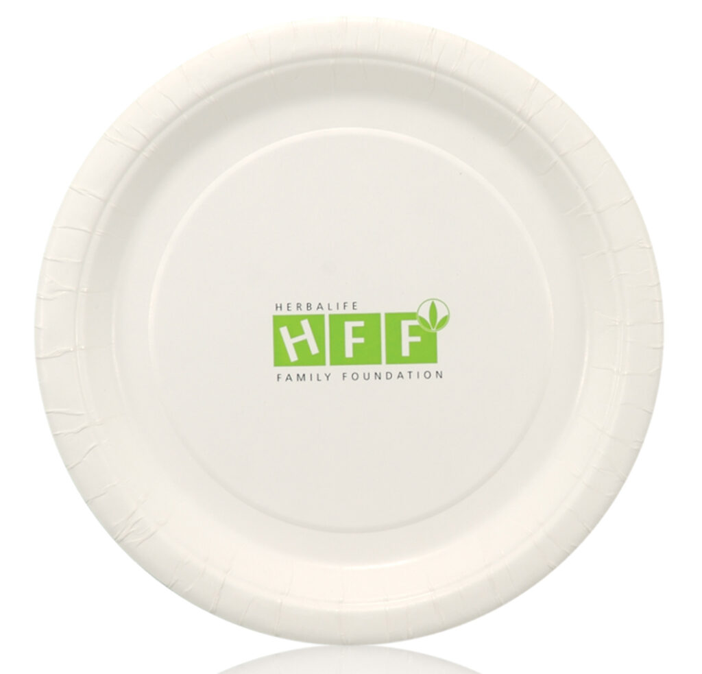 7" Heavyweight Coated Paper Plate White